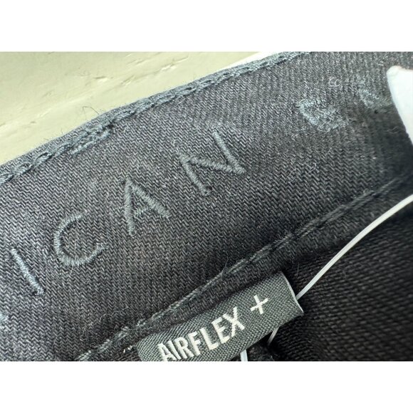 American Eagle Jeans Mens 34X34 Airflex Black Distressed Slim Straight New NWT - Picture 5 of 13